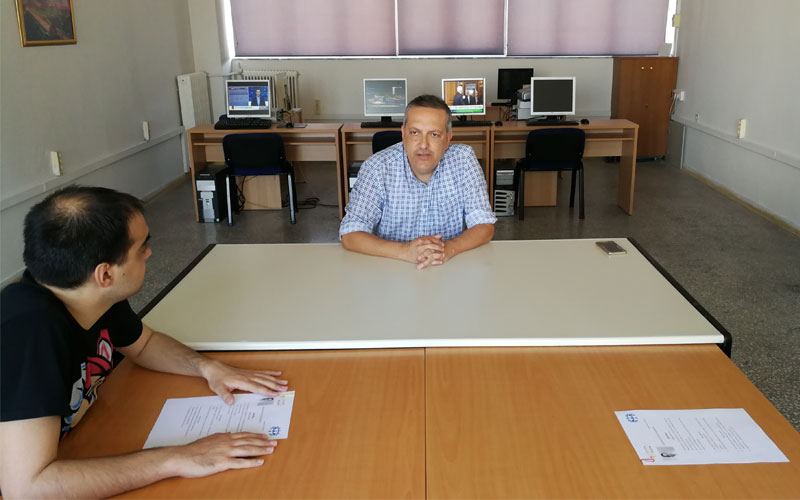 Συνέντευξη του Νίκου Δελαγραμμάτικα στην Ομάδα Δημοσιογραφίας της Ε.ΨΥ.ΜΕ.